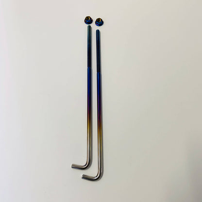 Titanium Battery Clamp J Hook Kit