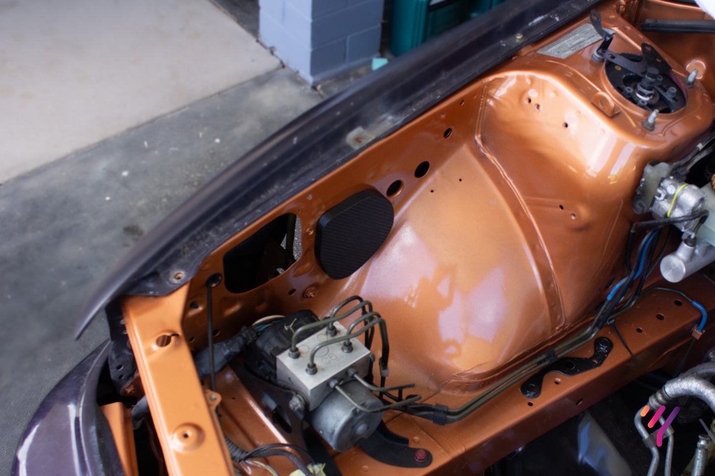 Subaru GC8 - Pod filter Block off plate