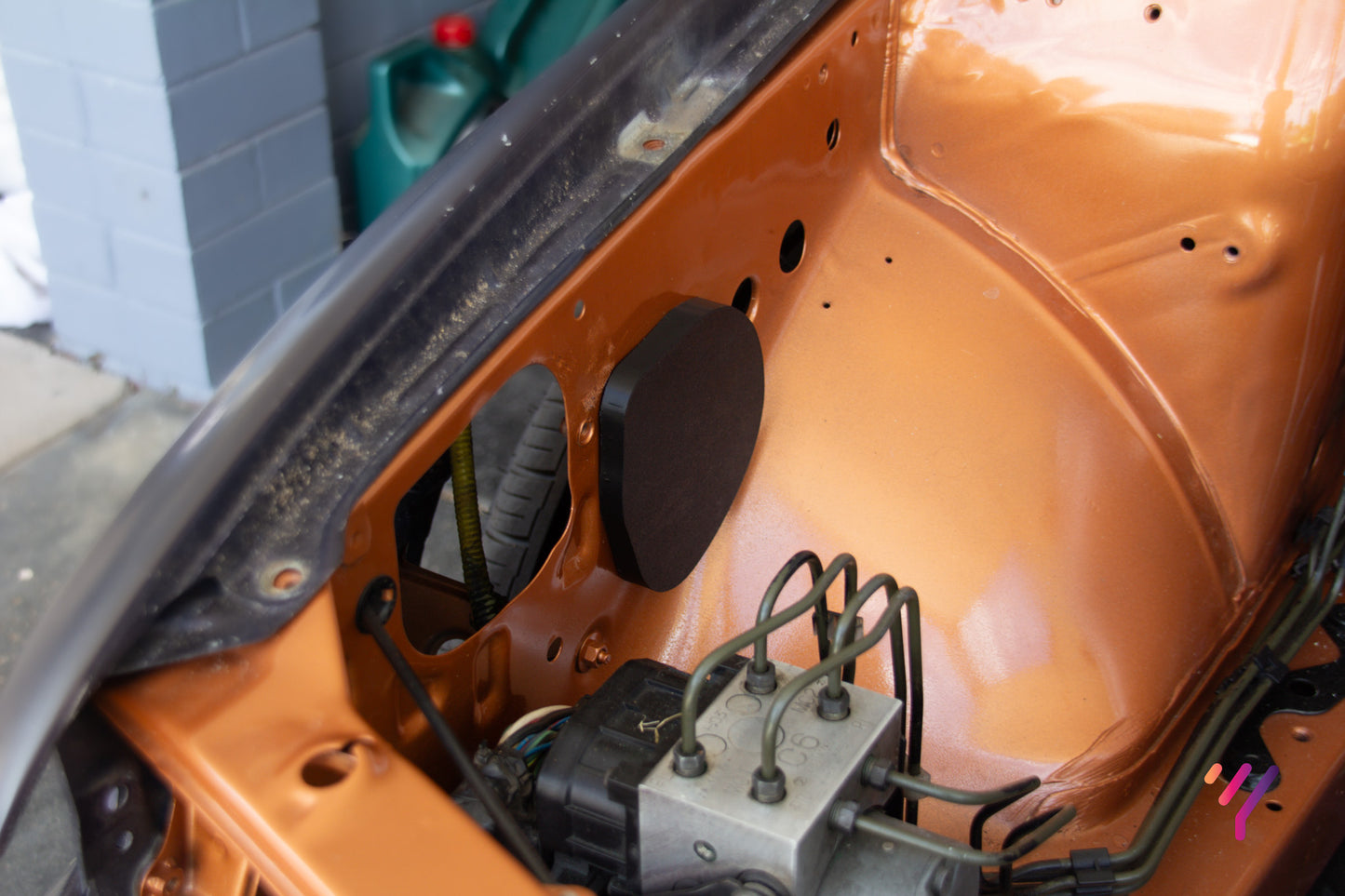 Subaru GC8 - Pod filter Block off plate