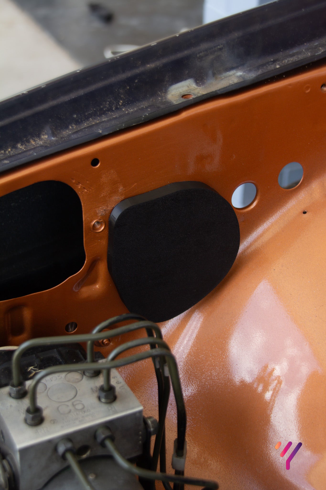 Subaru GC8 - Pod filter Block off plate