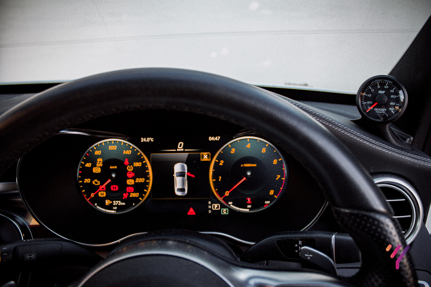 Demister Vent Gauge Pod - Mercedes Benz W205