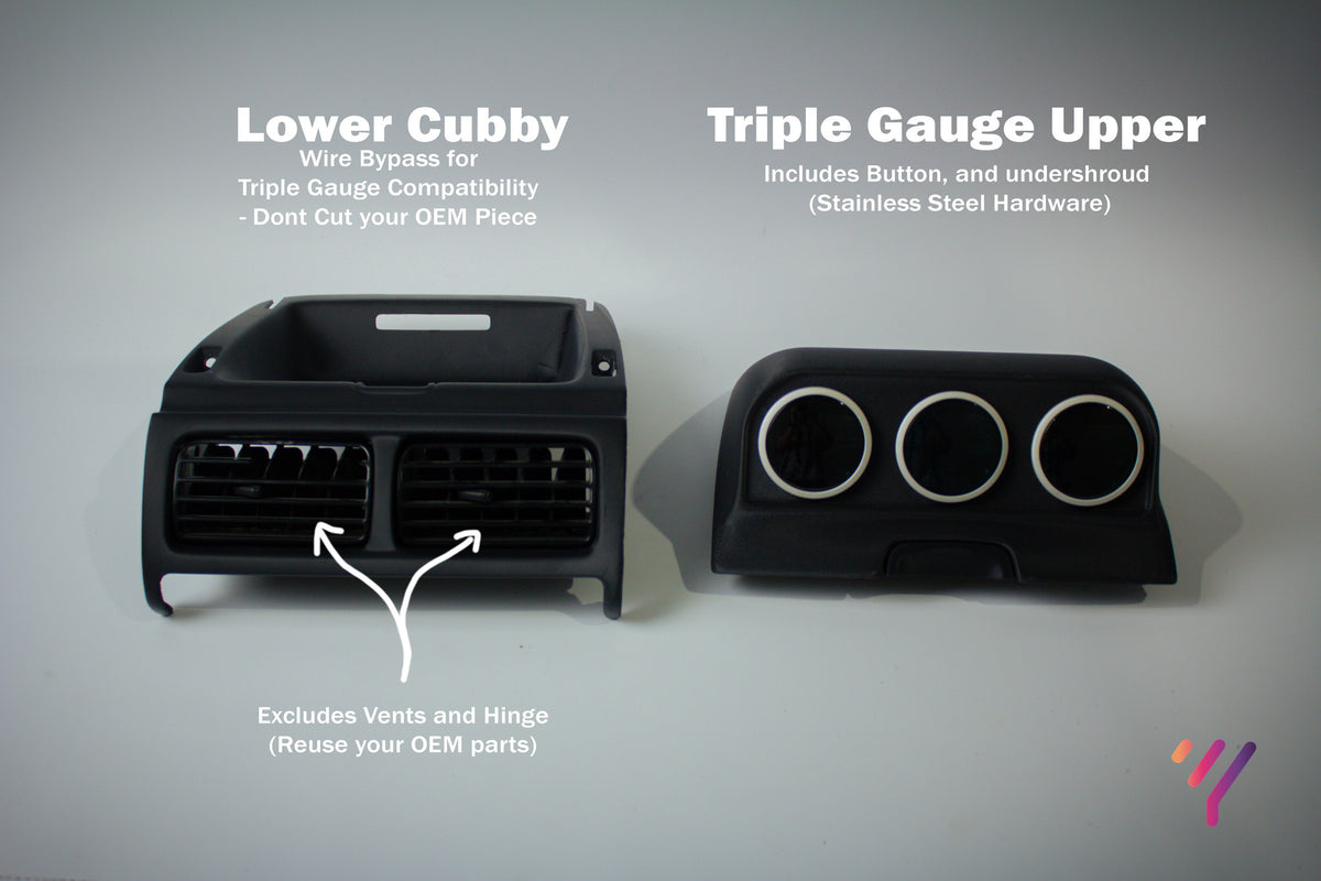 Triple Gauge Pod - Subaru GC8
