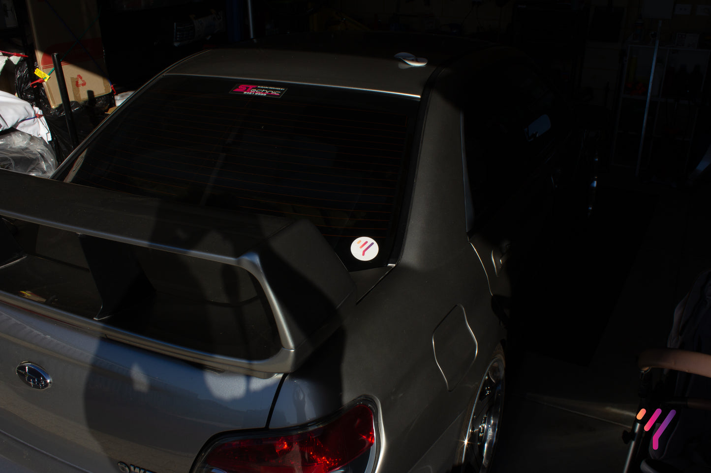 Y Customs Holographic Sticker