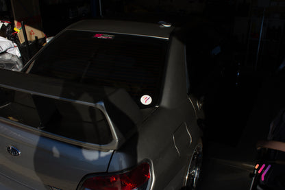 Y Customs Holographic Sticker (White)