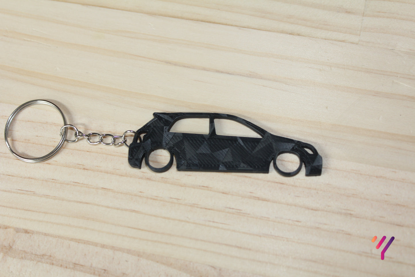 Sportivo Corolla Keychain – Holographic