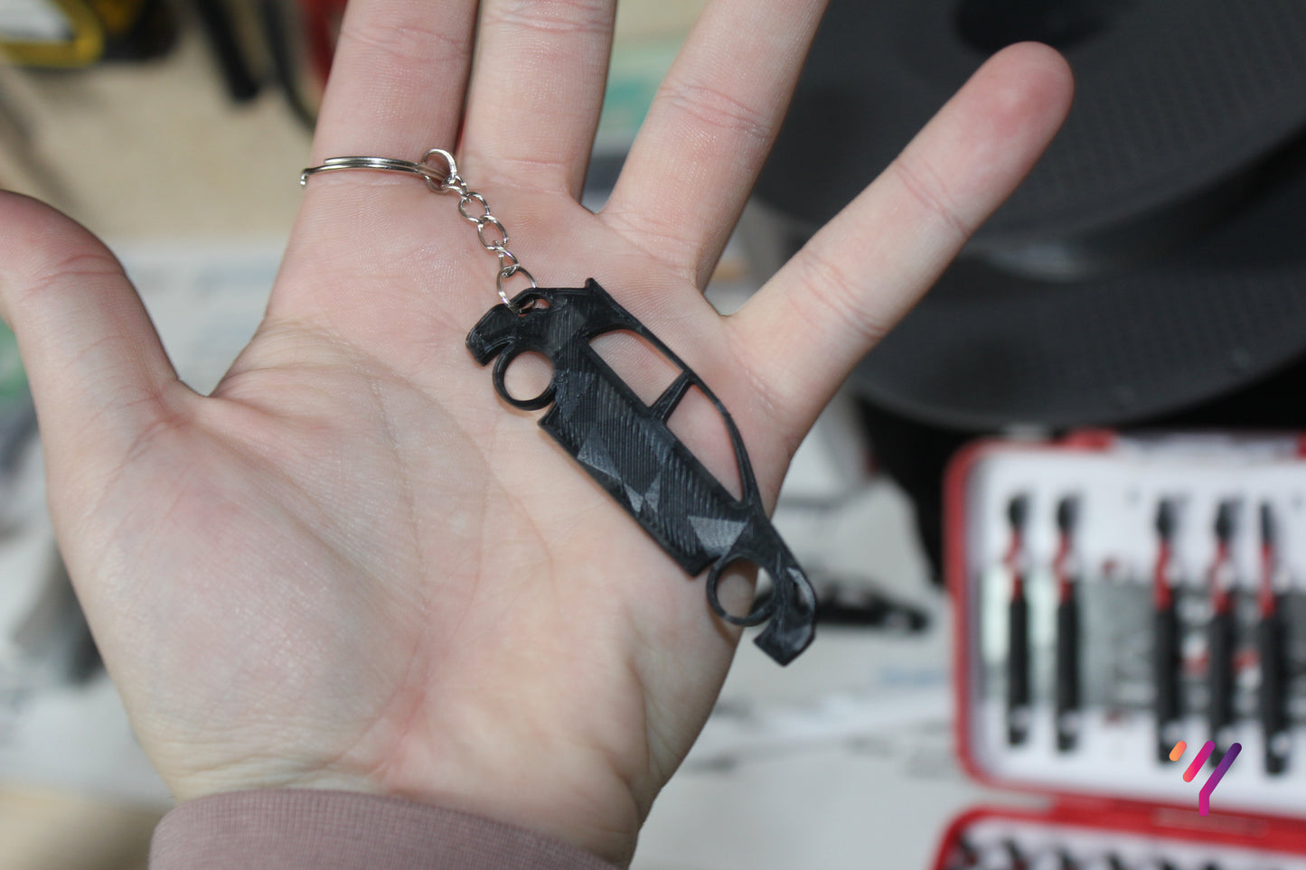 Sportivo Corolla Keychain – Holographic