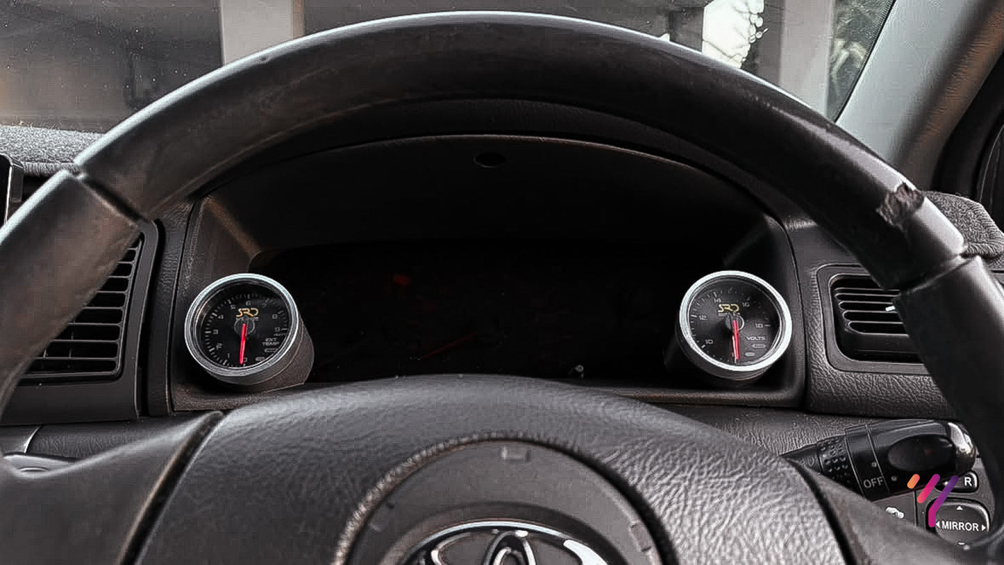 Dual Gauge Cluster Bezel (Corolla Sportivo)