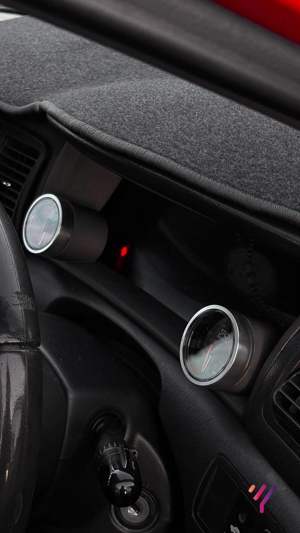 Dual Gauge Cluster Bezel (Corolla Sportivo)